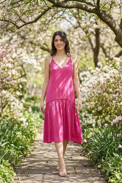 Kat Dress - Raspberry - Dresses
