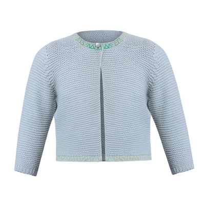 Knit Cardigan - Green - Cardigan