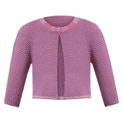 Knit Cardigan - Pink - Cardigan