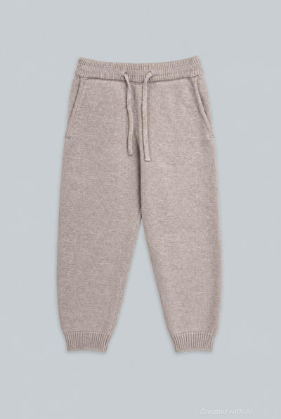 Knit Joggers - Oatmeal - Joggers