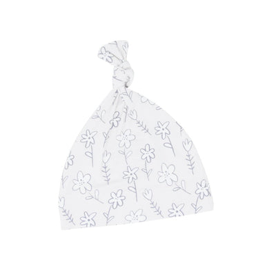 Knot Hat - Grey Doodle - OS - Beanie