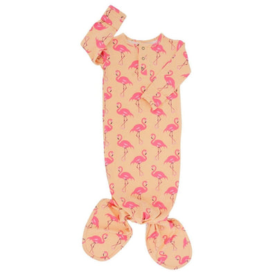 Knotted Gown - Flamingo Peach - OS - Nightgown