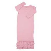 Ruffle Gown - Pale Mauve