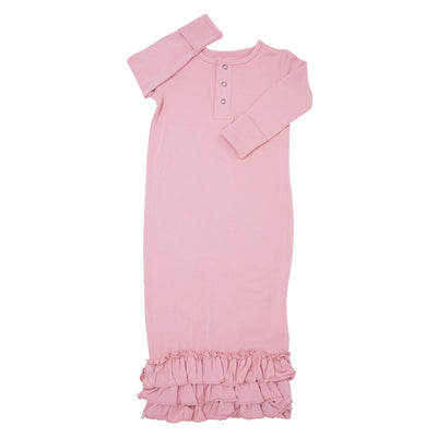 Ruffle Gown - Pale Mauve