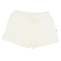 Ladies' Lounge Shorts - Whispery White