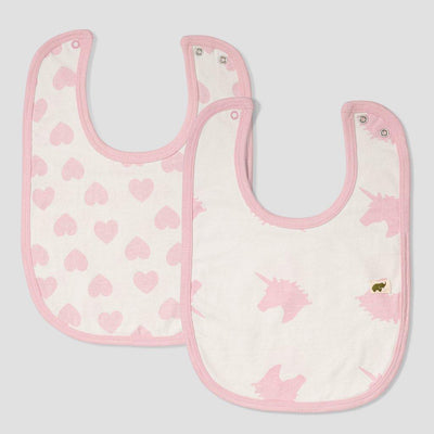 2 Pack Bib Bundle - Unicorn Dreams