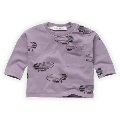 Zeppelin T-Shirt - Ice Purple - FINAL SALE - T-shirt