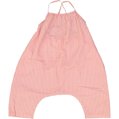 Monaco Allover - Pink With Stripes - 6Y - Playsuit