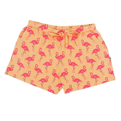 Ladies’ Lounge Shorts - Flamingo Peach - Shorts