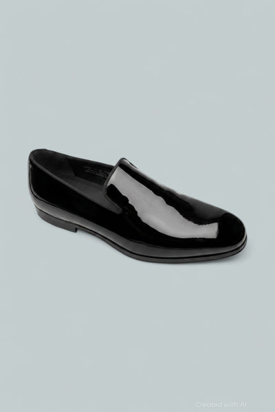 Laken Smoking Slippers Exclusive - Black - Loafers