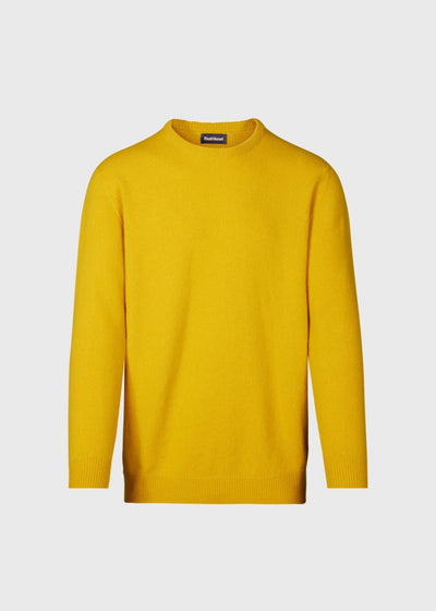 Lambswool Crew Neck Sweater - Gold - Sweater