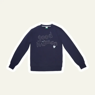 Good Human Adult Sweatshirt - Navy