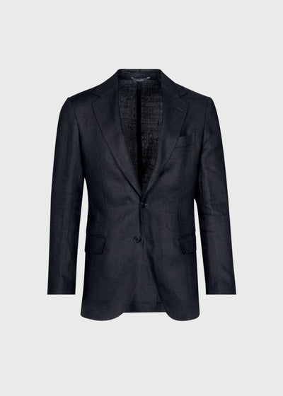 Linen Two - Black - Blazer