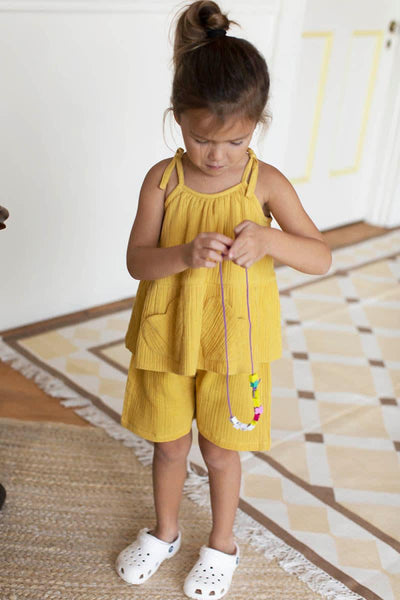 Little Fry Sunshine Shorts - Marigold Organic - Shorts