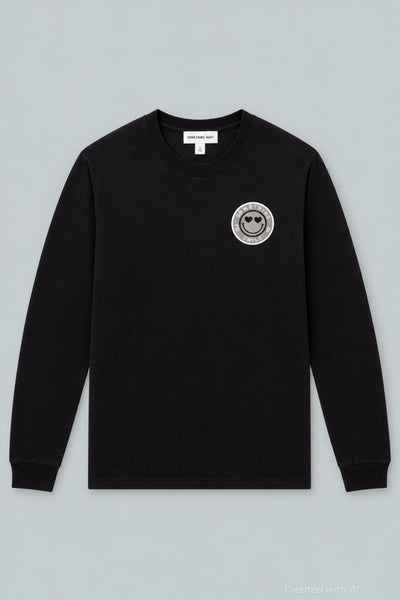 Long Sleeve Logo Tee - Black - T-shirt