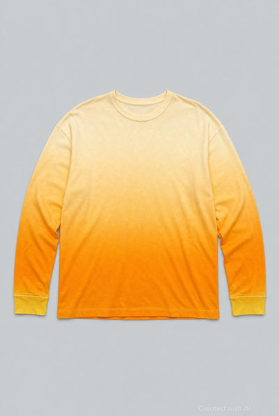 Long Sleeve Sleep Set - Orange Combo - Pajamas