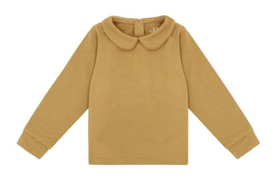 Ls Organic Cotton Collared Shirt - Clever Camel - Collared Shirt