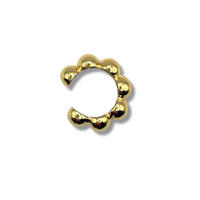 Orbit Bead Ear Cuff - Gold