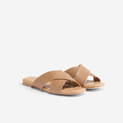 Catalina Slide Sandal - Almond