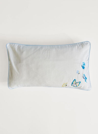 Toddler Pillow Case - Embroidered Butterfly