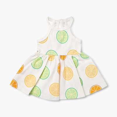 Wave Dress - Citrus Crush
