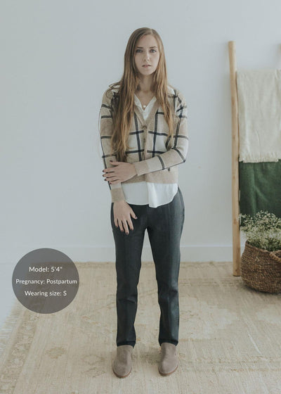 The Dressy Stretch Pant - Grey