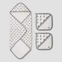 Bath Bundle - Grey Elephant