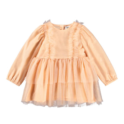 Claudette Dress Long Sleeve - Rose Cloud