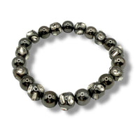 Glimmer Bead Bracelet - Black