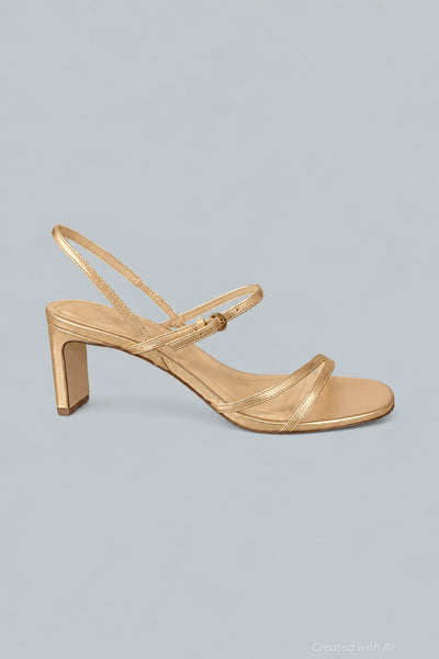 Marcela Strappy Sandals Women’s Sandals - Gold - 7.5 M - Sandal