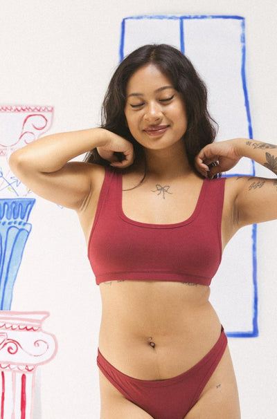 Mayes Bra - Wine - Bra