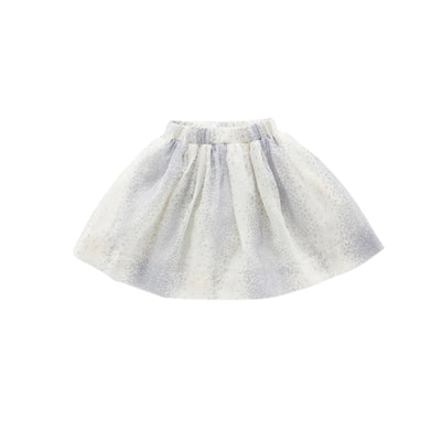 Layered Organza Skirt - Cream