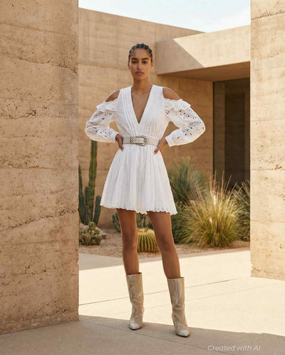 Meila - White - FINAL SALE - Dresses