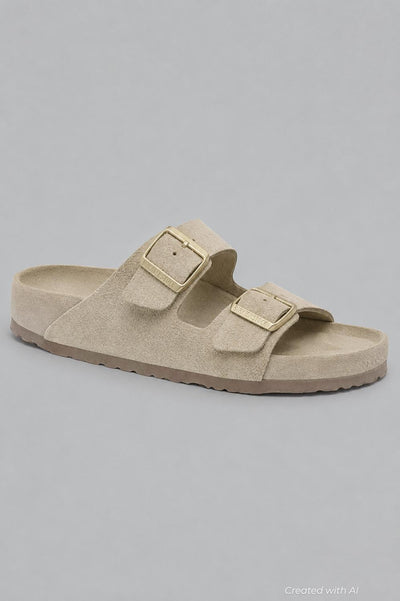 Men’s Arizona Slide Sandals Exclusive - Beige - 9 9.5US / 42EU - Sandal