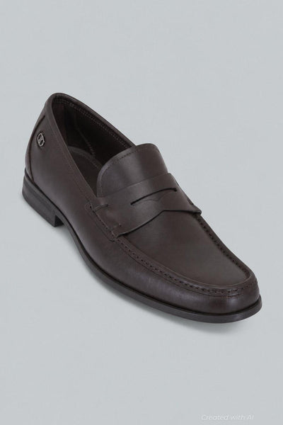 Men’s Athen Penny Loafers - Brown - Loafers