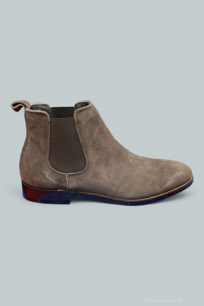Men’s Chelsea Boots Exclusive - Brown Suede - Loafers