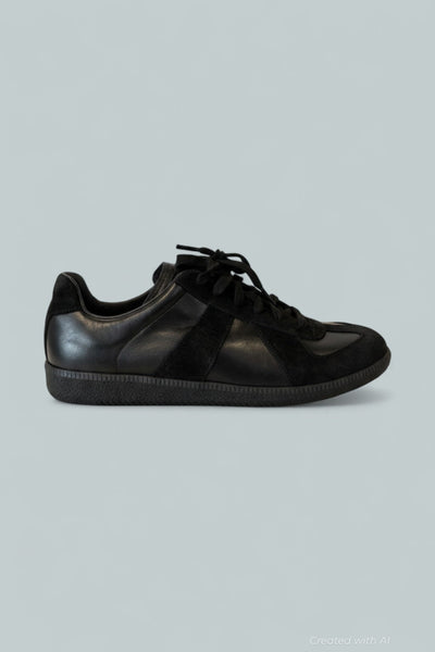 Men’s Replica Low Top Sneakers - Black - 10US / 43EU - Sneaker