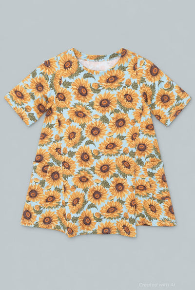 Miss Mayhem Tunic - Sammy’s Sunflower - Tunic