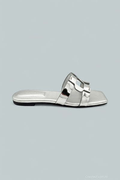 Monogram Slide - Metallic - EU 35 / US 5 - Sandals