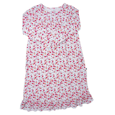Boho Dress - Crimson Floral - Dresses