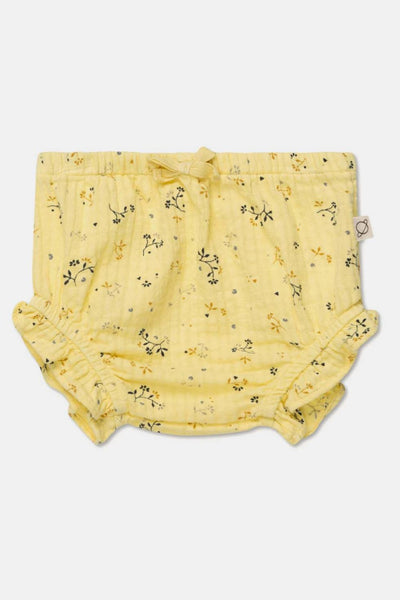 Muslin floral baby bloomers - Yellow - bloomer - baby