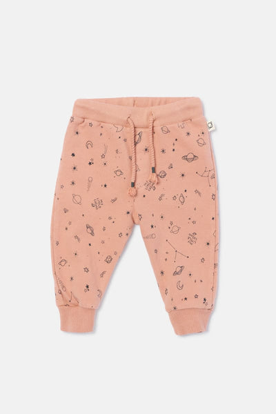 Cozmo Plush Baby Pants - Pink