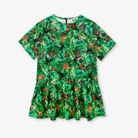 "Amazonia" printed dress in children's viscose