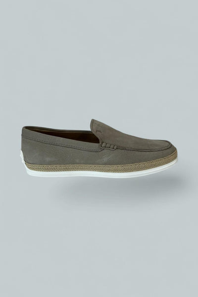 Men's Nuova Pantofola Gommini Driver Loafers - Grey