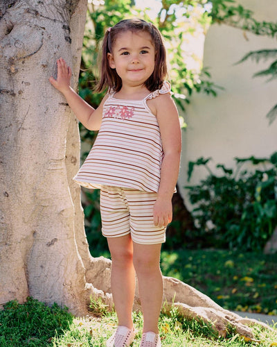 Embroidered Swing Top Set