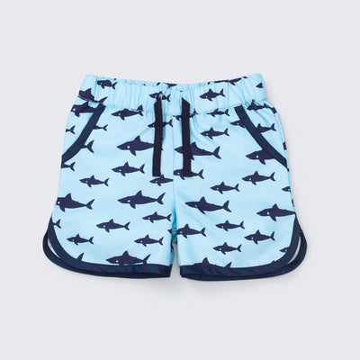 Pocket Swim Trunks - Shark Attack