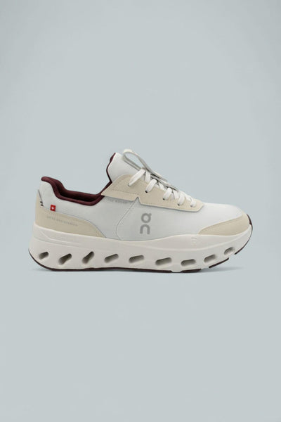 The Roger Wildcard Running Sneakers - Ivory Maroon