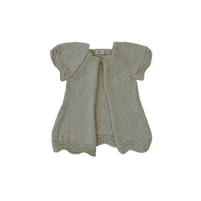 Noa Cardigan (Hand-knitted) - Sand - 12M - Cardigan