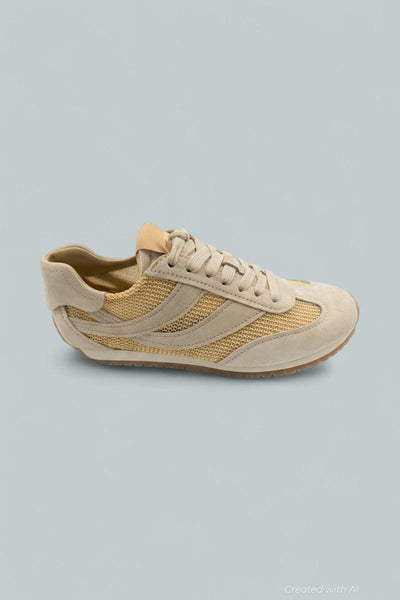Oasis Runner Sneakers - Moonlight Beige - 5 - Sneaker