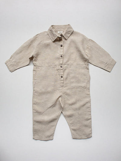 The Noor Jumpsuit - Oatmeal